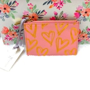 SOLD on MERCARI NWT Katie Loxton Heart Print Card Wallet